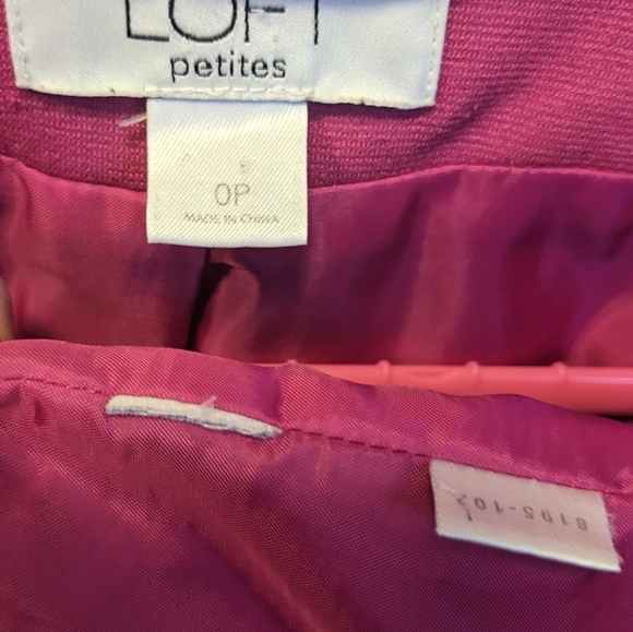 LOFT Women's Pink Blazer Top - Picture 9 of 10